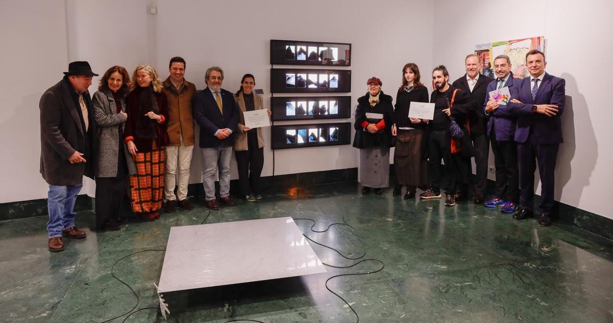 En la imagen, los ganadores de los premios, miembros del jurado y directivos de la Fundación Caja Rural del Sur.