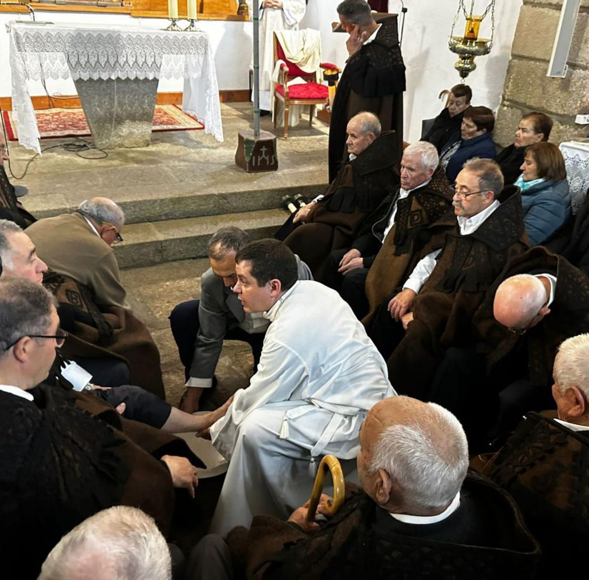 Acto del Jueves Santo en Bercianos de Aliste. | Ch. S.