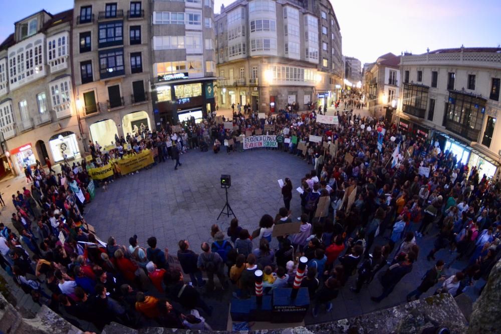 "No tenemos un planeta B", el clamor de Pontevedra ante la emergencia climática