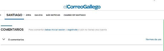 Nuevo servicio de registro de usuario en El Correo Gallego