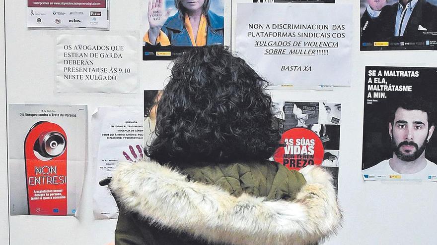 Dependencias del juzgado de violenica contra la mujer en A Coruña