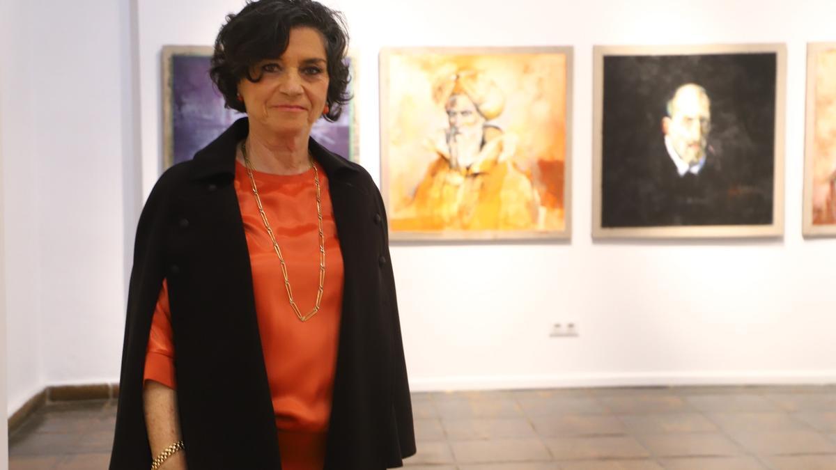 La pintora Julia Hidalgo inaugura la exposición 'Retrospectiva' en el Palacio de la Merced