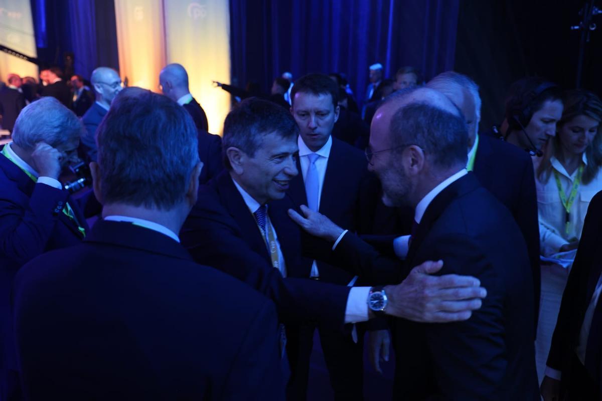 La primera jornada del congreso del PPE en València, en imágenes