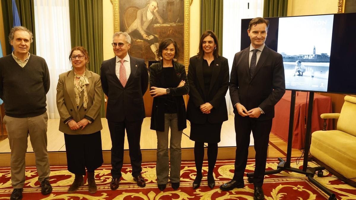Presentación de la exposición en el Ayuntamiento de Gijón