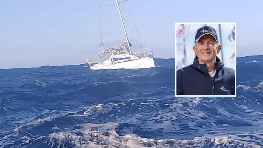 Salvamento Marítimo busca en Fisterra al tripulante de un velero que cayó al mar durante una regata