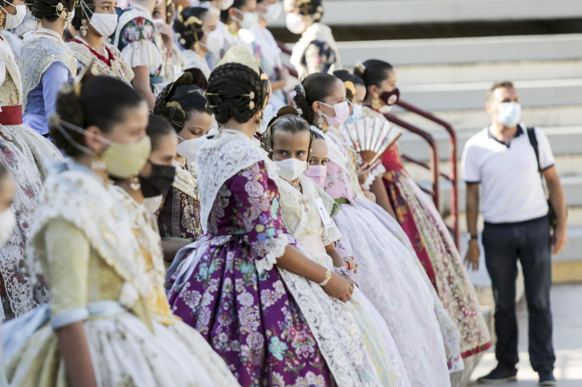 La foto oficial de las aspirantes a fallera mayor infantil de València