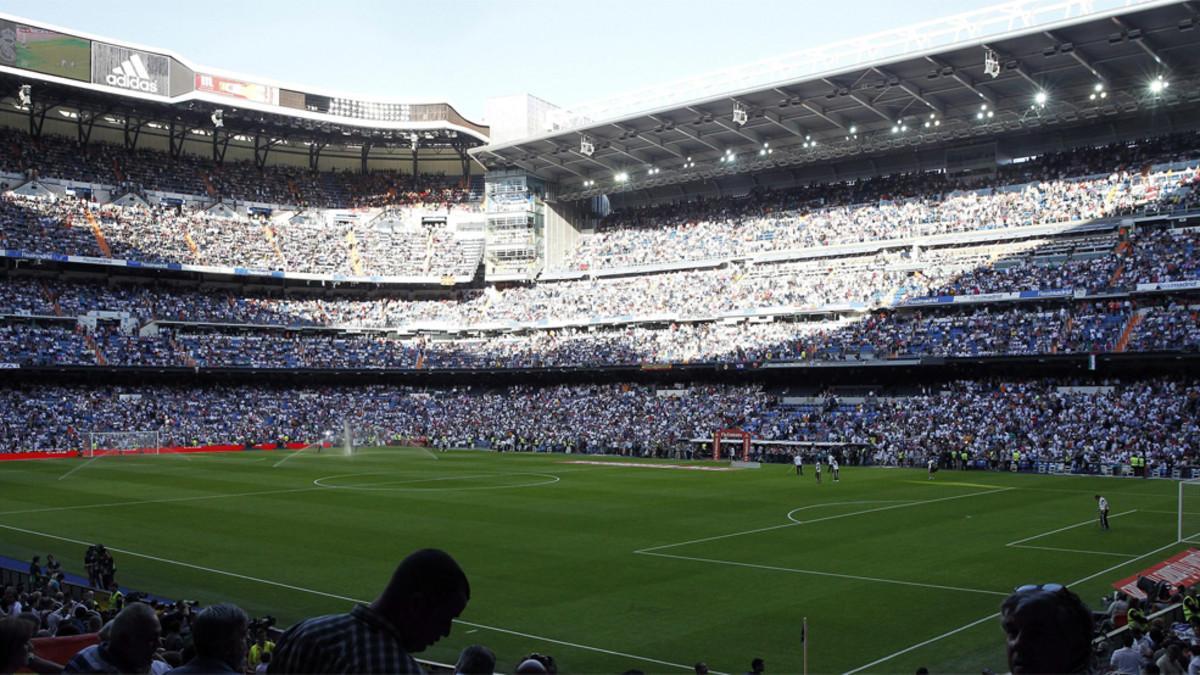 El estadio Santiago Bernabéu aumentó su nivel de seguridad