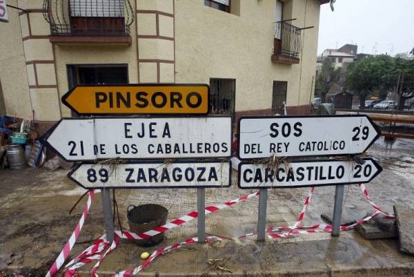 Fotogalería: Lluvias torrenciales en Aragón