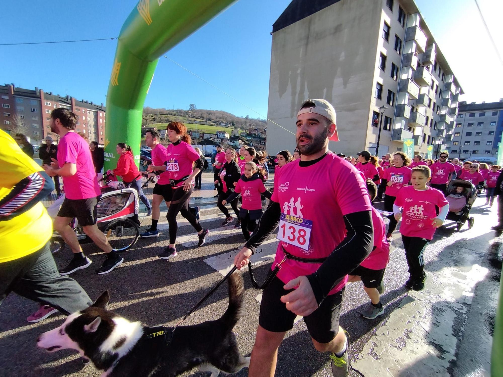 Primera carrera contra el cáncer en Langreo