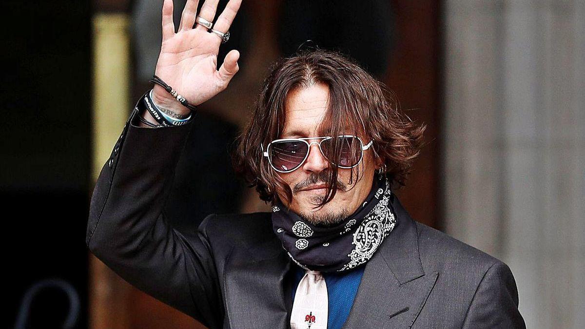 Johnny Depp, ayer.