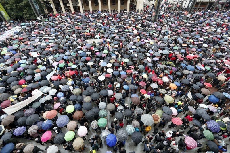 Movilización sin precedentes de los jubilados