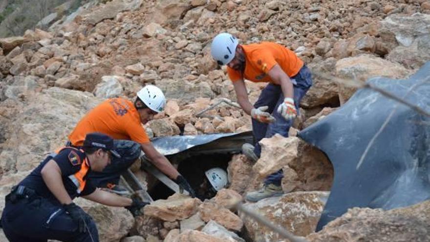 El Grupo de Rescate realiza una exhibición en La Zarza