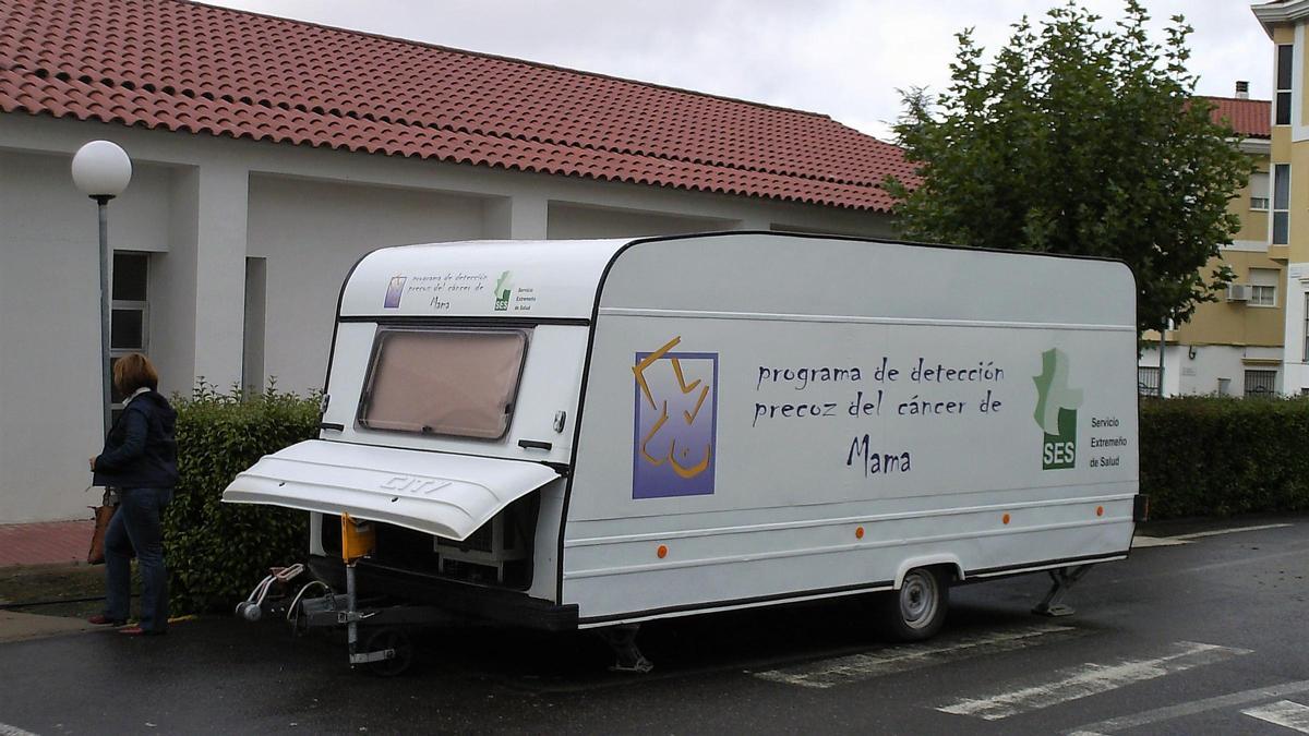 Unidad móvil del Programa de Detección del Cáncer de Mama