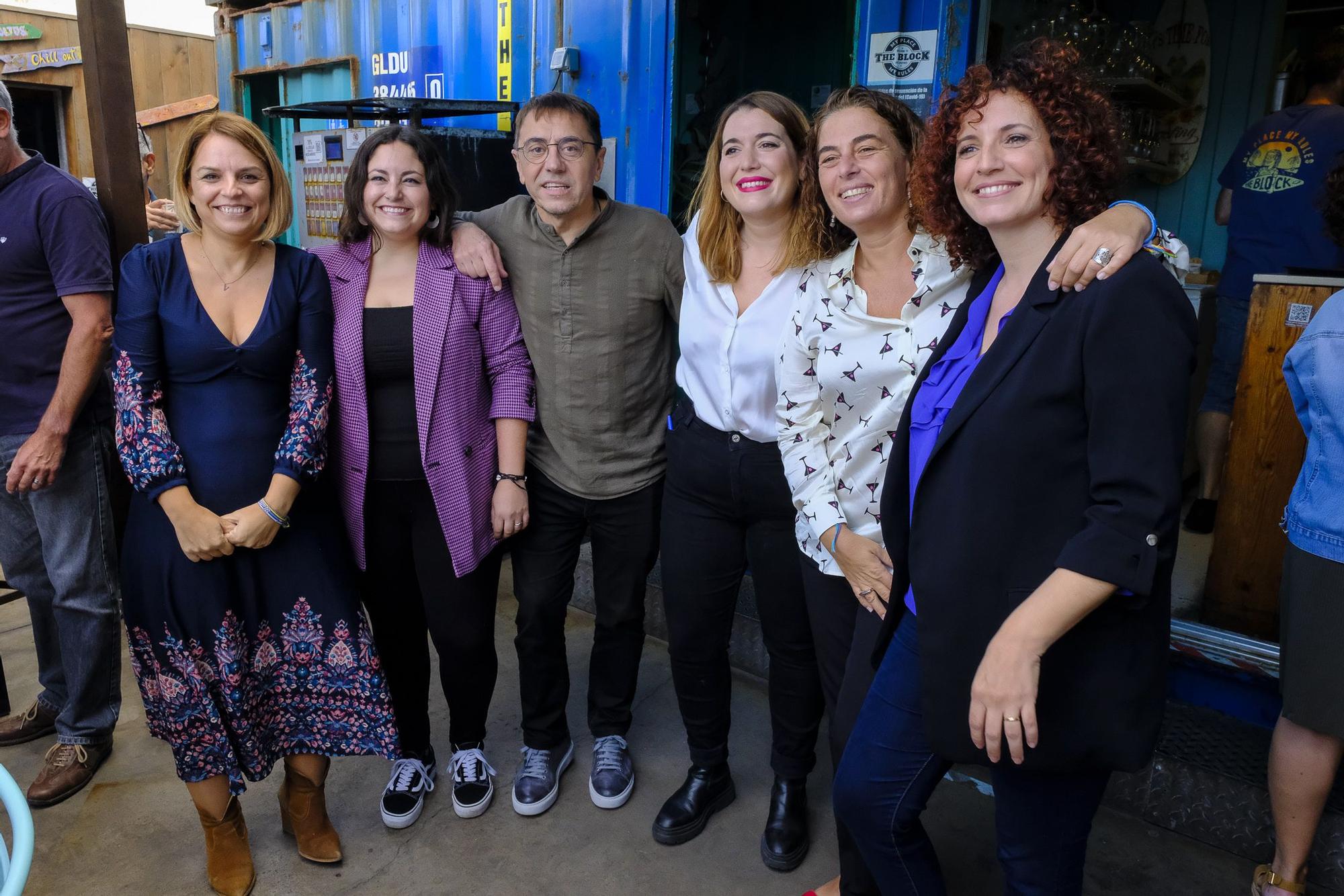 Presentación en Las Palmas de Gran Canaria de las candidaturas de Podemos