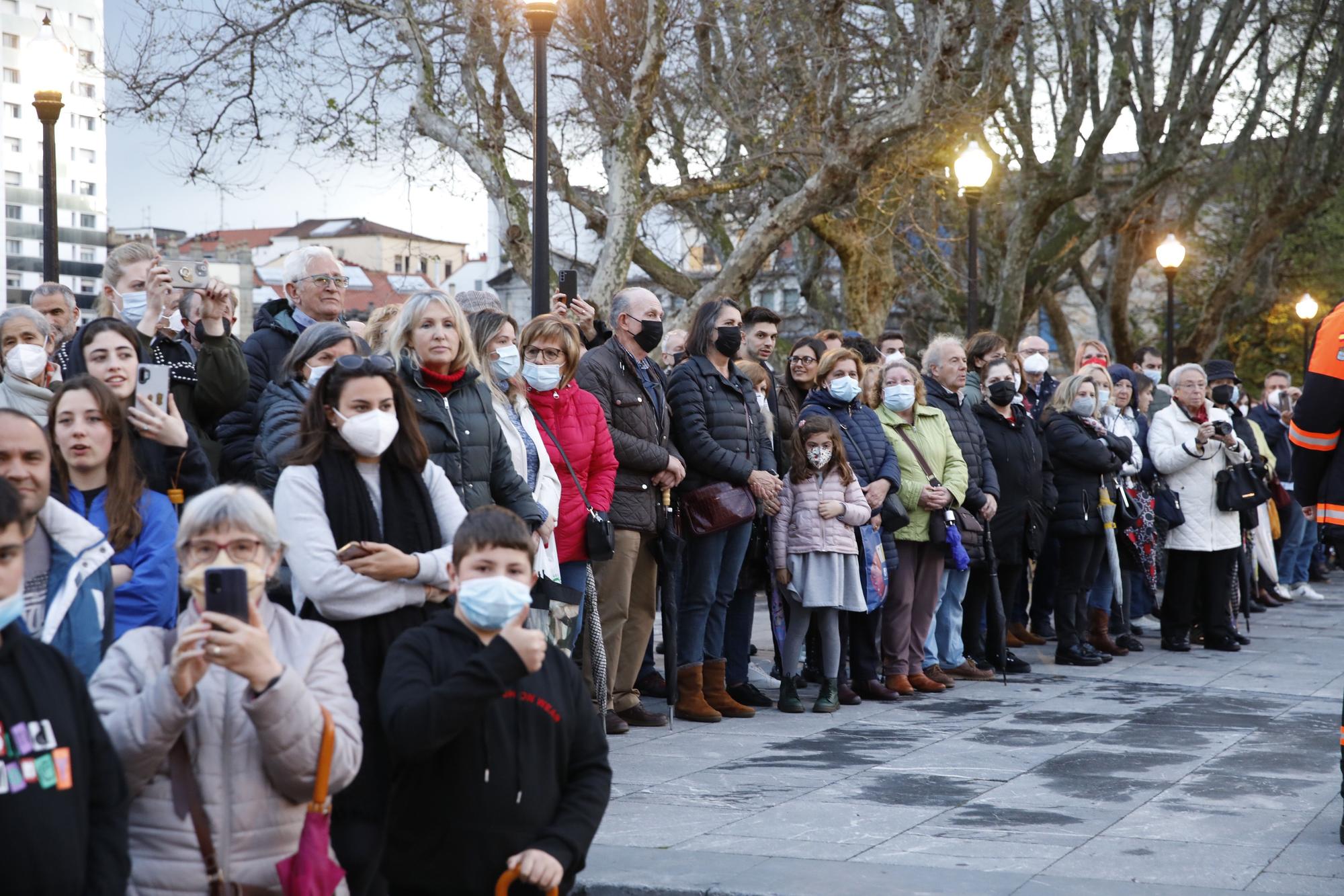 En imágenes: Procesión de Martes Santo en Gijón