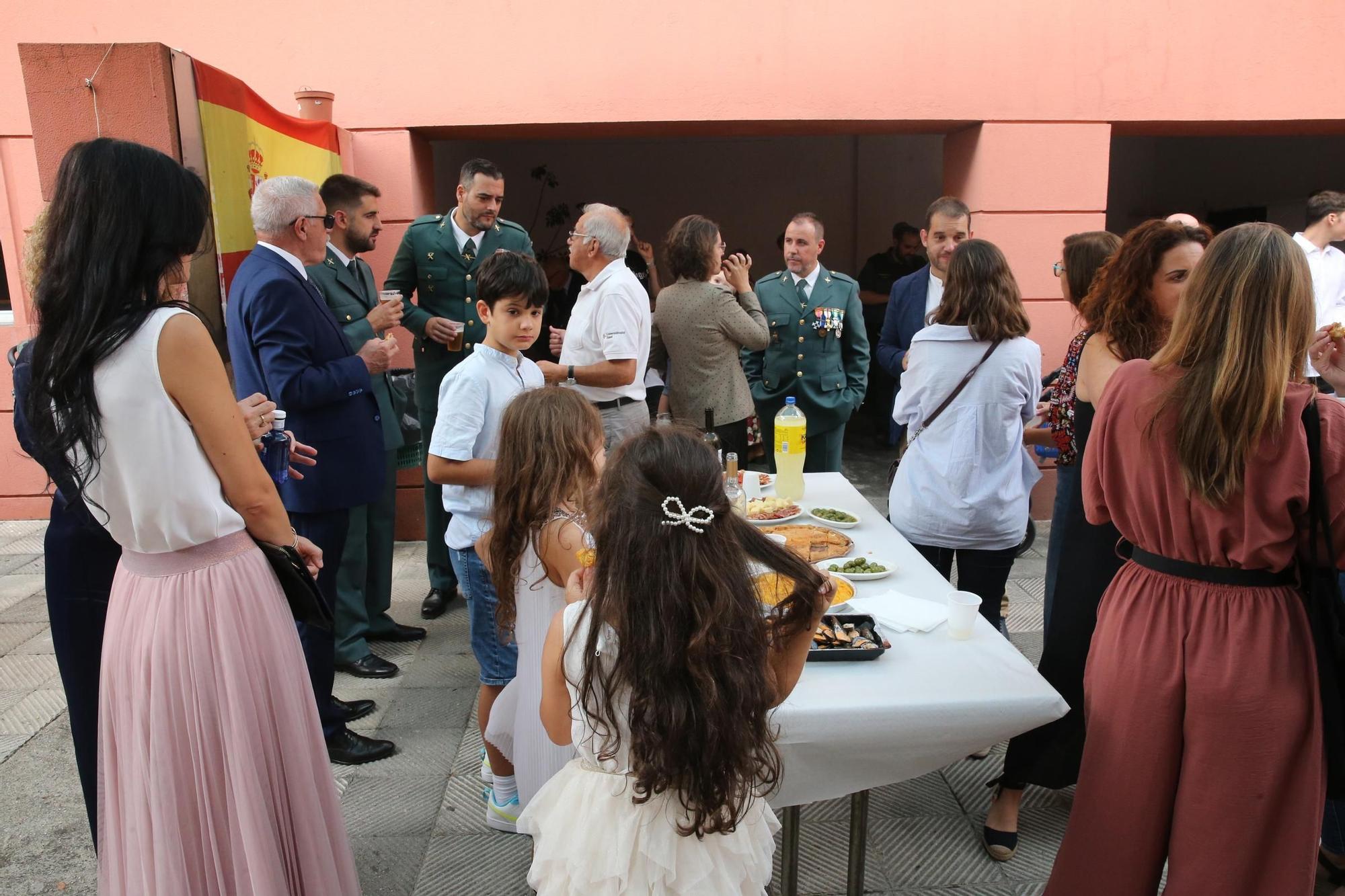 La Guardia Civil celebra a su patrona en Cangas y Moaña