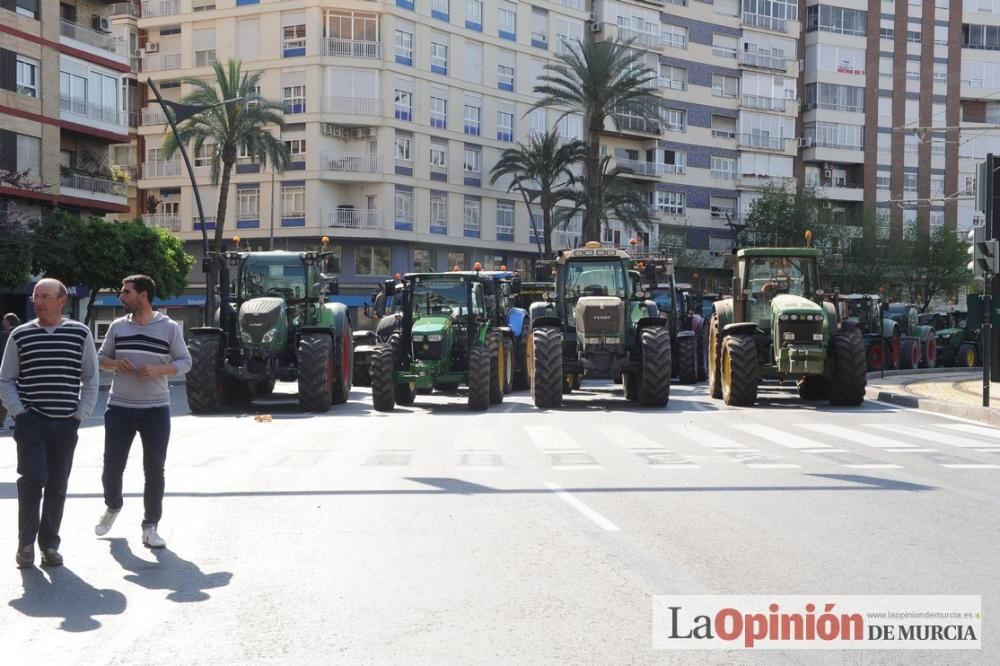 Manifestación de los agricultores por el Mar Menor en Murcia