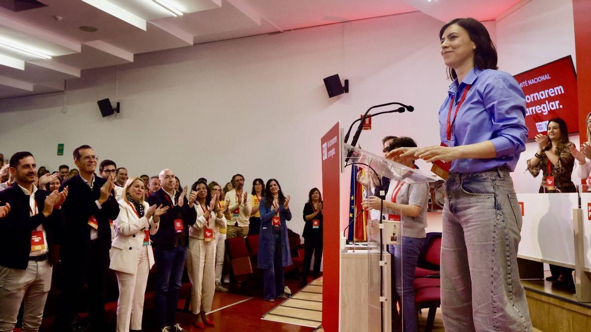 Valencia. Congreso nacional del PSPV PSOE Diana Morant, Ximo Puig, Arcadi España, Pilar Bernabé, Leire Pajín, VLC