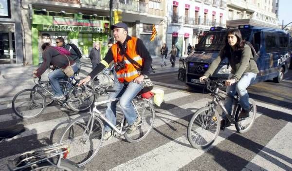 Las imágenes de la jornada de huelga en Zaragoza