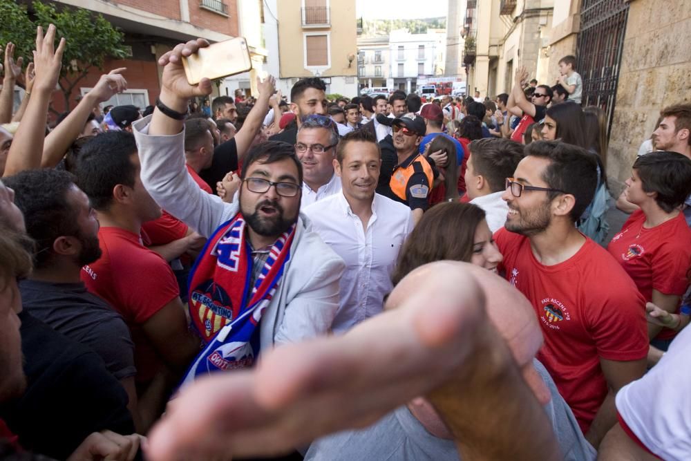 Saguntino. Celebración por el ascenso a 2ªB.