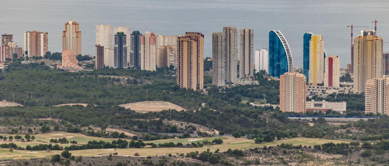 Vista de Benidorm.