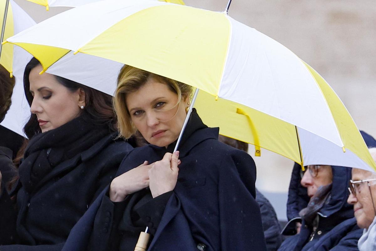 La primera dama de Ucrania, Olena Zelenska.