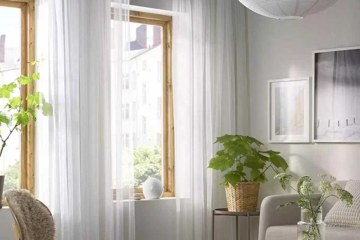 Cortinas de red de Ikea