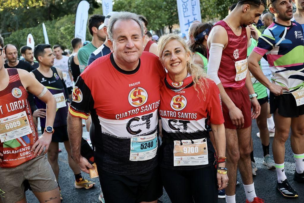 Las mejores imágenes de la TotalEnergies Maratón Murcia Costa Cálida