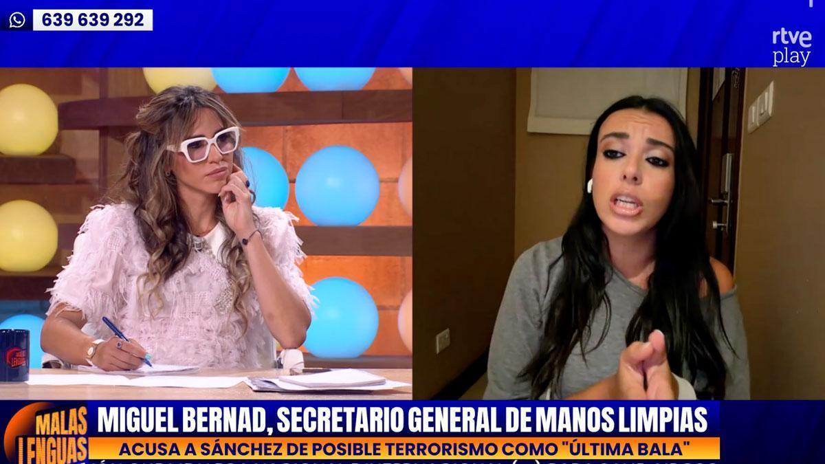Arantxa Sánchez y Sarah Santaolalla en 'Malas lenguas Noche'