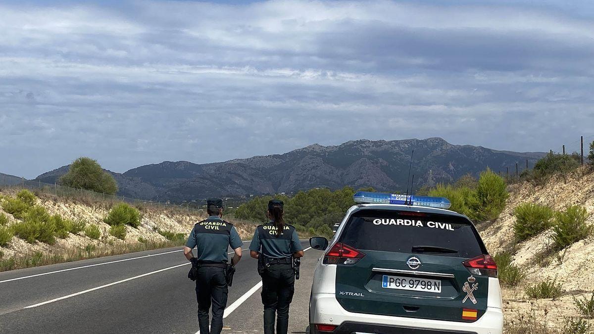 Una patrulla de la Guardia Civil.