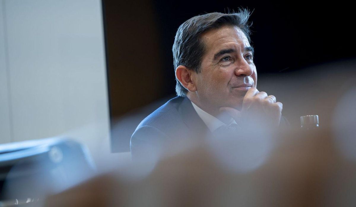 Carlos Torres: "Tenim un full de ruta clar i el futur no passa per cap altra operació" Carlos Torres: "Tenim un full de ruta clar i el futur no passa per cap altra operació"