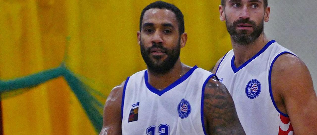 Gerel Simmons durante un partido de esta pretemporada. |