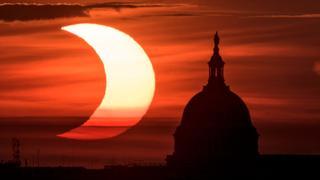 Así se ha visto el eclipse de sol de este jueves, 10 de junio