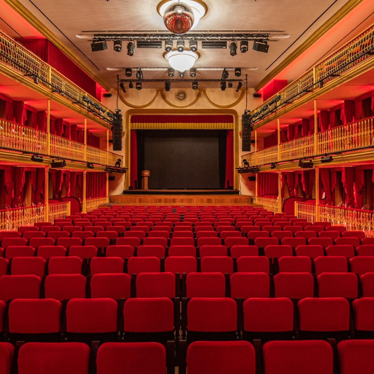 Sala del Teatro Pereyra, donde será la fiesta