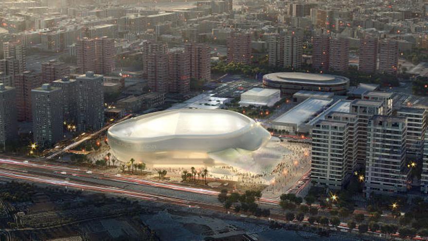 Proyecto del nuevo Valencia Arena.