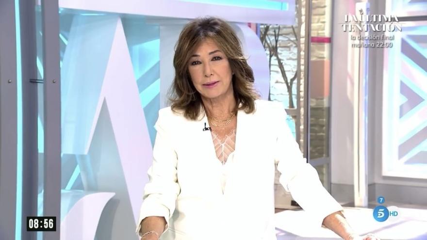 Ana Rosa Quintana anuncia que té càncer de mama: «He d’acomiadar-me per una temporada»