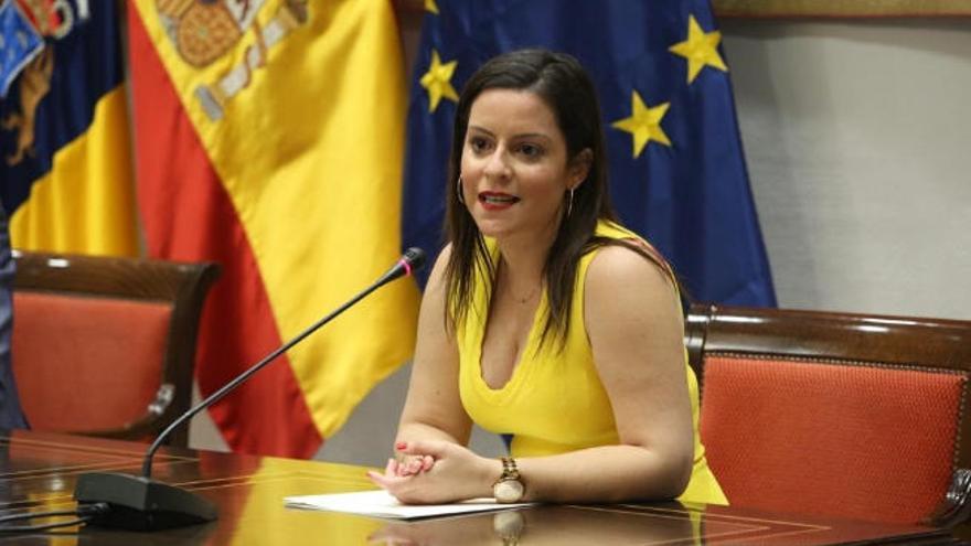 La consejera de Turismo, Industria y Comercio del Gobierno de Canarias, Yaiza Castilla.