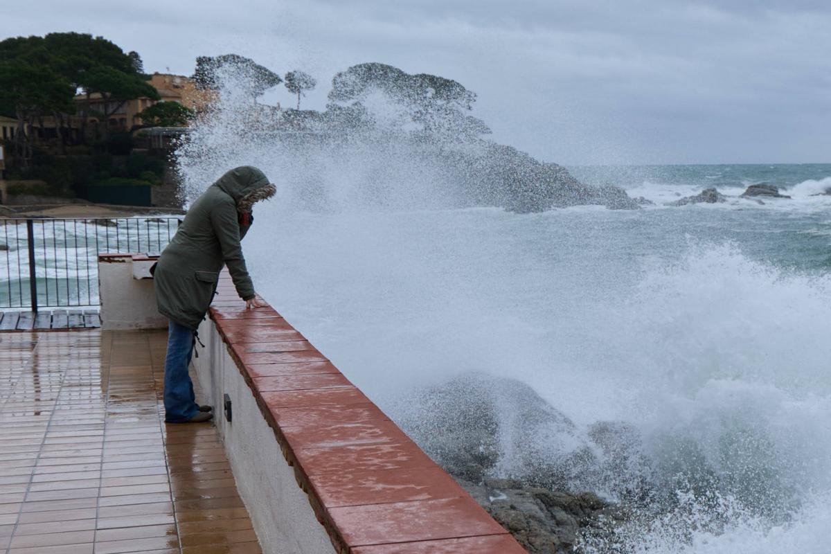 Les imatges del temporal a les comarques gironines