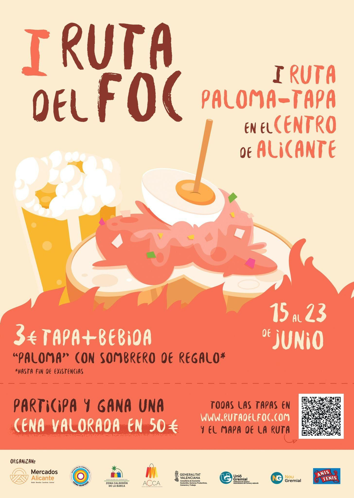 Cartel de la I Ruta del Foc