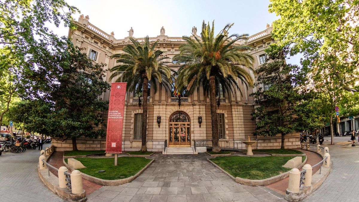 Imagen de la sede del Colegio de Abogados de Barcelona.