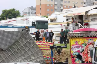 Tres detenidos tras una pelea entre feriantes en O Burgo que termina con un herido por arma blanca
