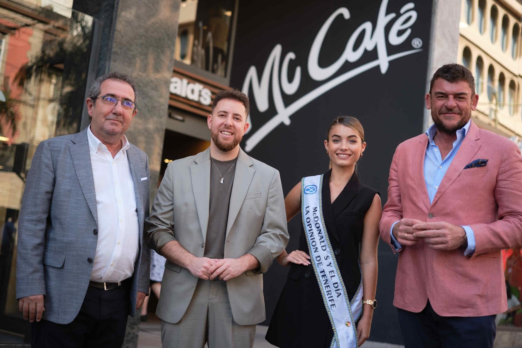 Visita de la candidata de McDonald's y El Día-La Opinión de Tenerife