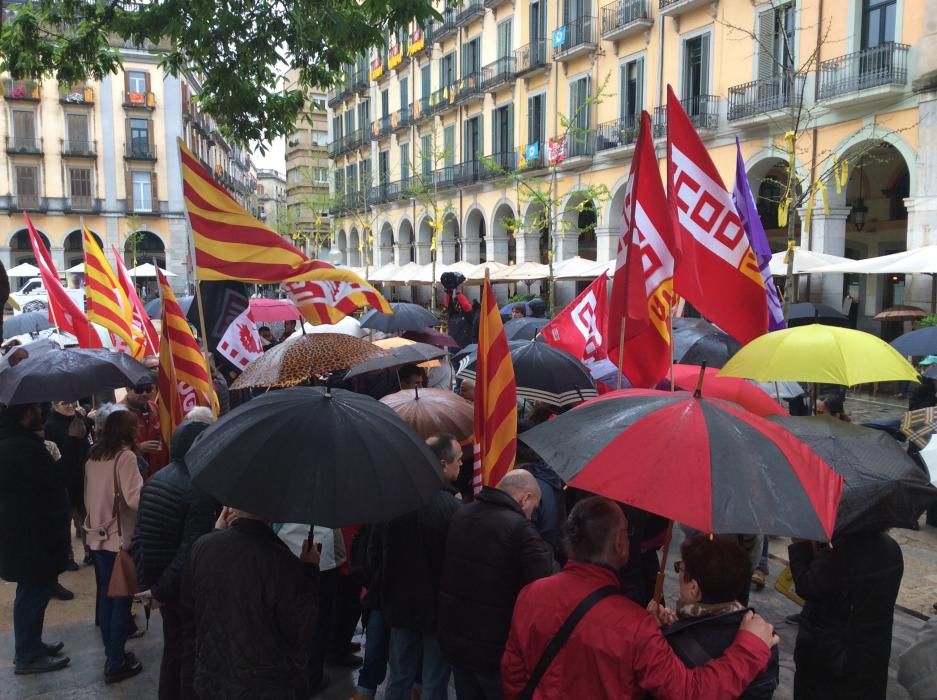 Manifestació pensionistes Girona