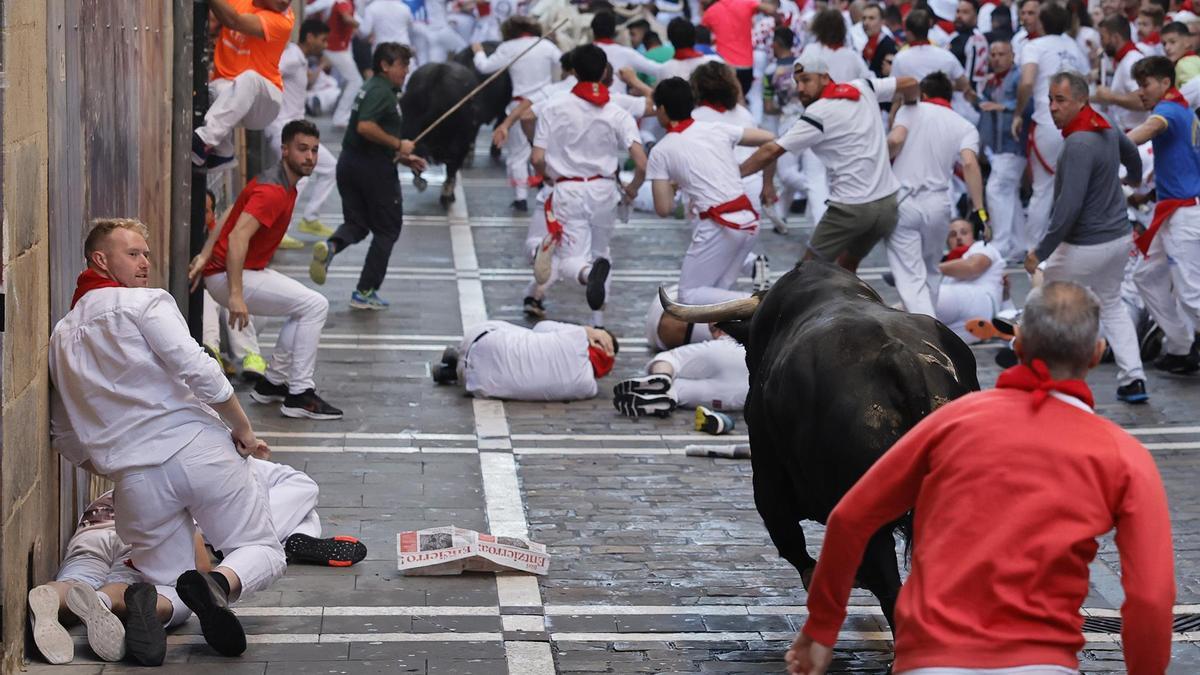 Segundo encierro San Fermín 2022