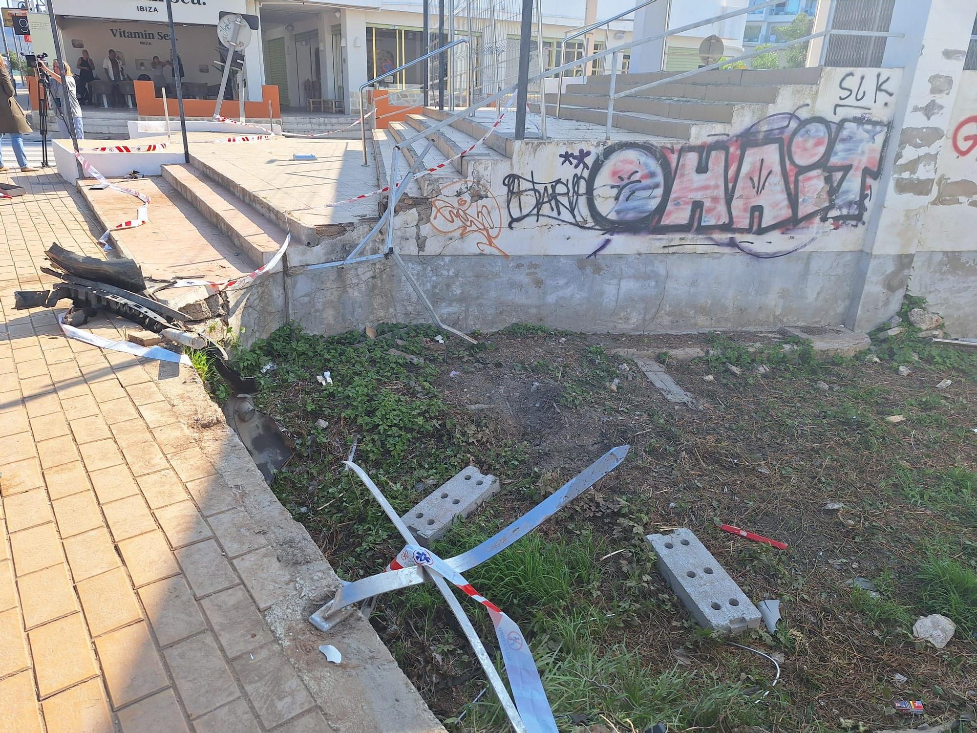 Todas las imágenes del atropello mortal en Cala de Bou