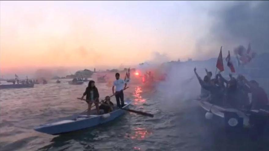 Habitantes de Venecia en pie de guerra contra los cruceros