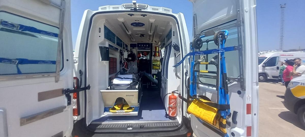 De las 202 nuevas ambulancias de la provincia, 66 disponen de ecógrafo y 6 están adaptadas a personas con más de 150 kilos de peso.
