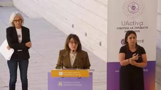 La rectora de la UA destaca el papel de la Universidad para luchar contra la violencia de género
