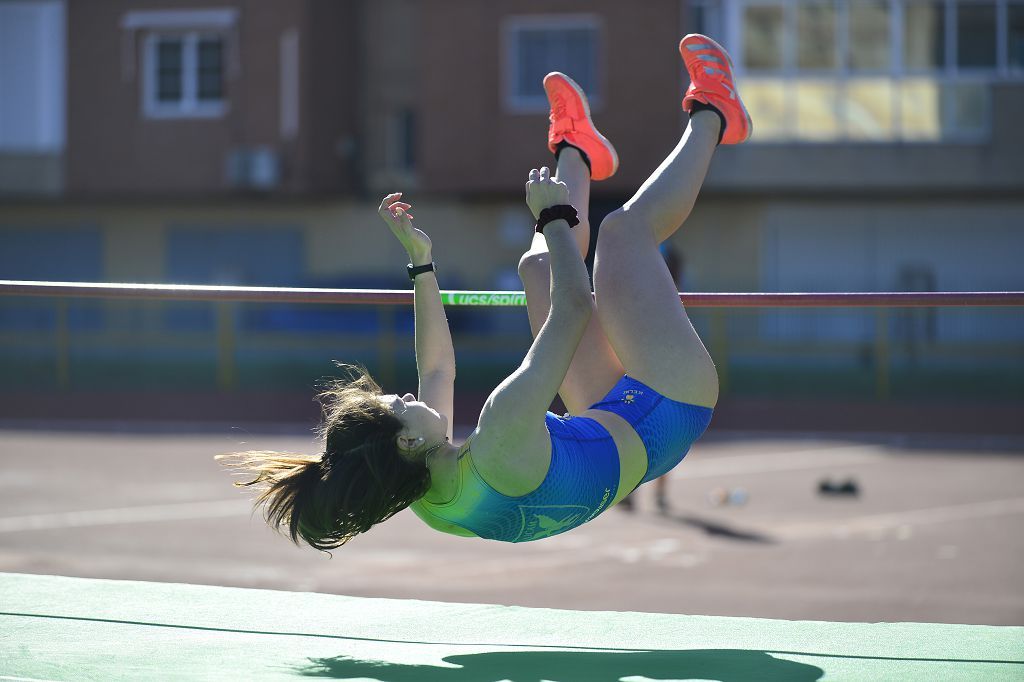 Atletismo nacional Máster sábado en la pista de Atletismo de Cartagena