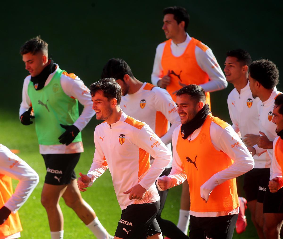 Así ha sido el entrenamiento de hoy del Valencia CF - Superdeporte